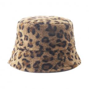 Fashion Outdoor Warm Winter Leopard bucket hat