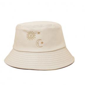 Embroidery Cotton Bucket hat  