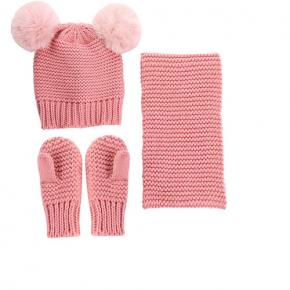 BABY toldder Winter Knit hat scarf glove sets 